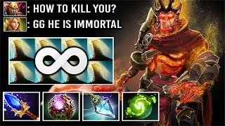 THE TRUE KING BUILD Octarine + Spell Prism + Refresher WK Unkillable Cancer Build Dota 2