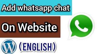 How to add whatsapp chat on website by wordpress 2021 || nearguide ||