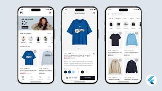 Flutter Ecommerce app || Flutter UI Design