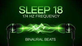 Sleep Aid: 8 Hours of Binaural Beats with Delta Waves and 174 Hz Solfeggio Frequency