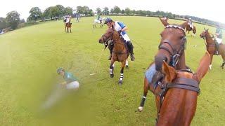 Big CRASH - Polo Horses Chaotically Collide | Equestrian