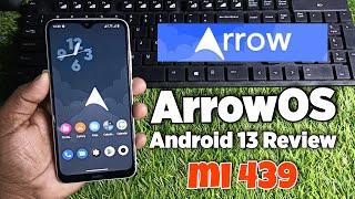 (mi439) ArrowOS Android 13 Custom Rom - Redmi 8, 8a, 8a dual Review