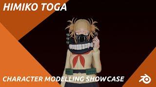 HIMIKO TOGA - BLENDER CHARACTER MODELLING SHOWCASE