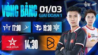 1S vs BOX | TDT vs BSS | FPT vs SPN  - GĐ1 | ABBEN ENERGY ĐTDV MÙA XUÂN 2025 | 01/03