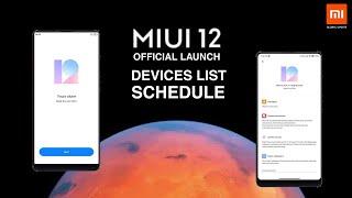 MIUI 12 Global Stable Update Schedule | MIUI 12 Official Devices List, Release Date