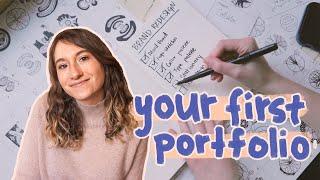how to make your first portfolio | graphic design & user experience design