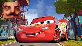 Hello Neighbor - My New Neighbor Cars Lightning McQueen Act 1 Gameplay Walkthrough