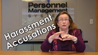 How to Handle Harassment Accusations in the Workplace