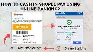 How to Cash in Shopee Pay using Online Banking