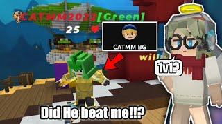 I Beat CATMM BG at Bedwars!! [Blockman Go Bedwars]