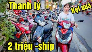 BÀ TRÙM XE CŨ THANH LÝ SH MODE VISION AB WAVE GRANDE JANUS SONIC EXCITER XE ĐI LÀM 2 TRIỆU SHIP