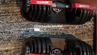 ADJUSTABLE DUMBBELL REVIEW,Tech Shark, Vlog Ryan Dalton