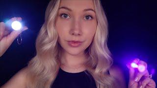 ASMR Sleepy Light Hypnosis | Follow the Light, Gentle Face Scanning, Instructions 