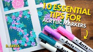 10 ESSENTIAL ACRYLIC MARKER TIPS for Adult Coloring // Small Victories Color Along