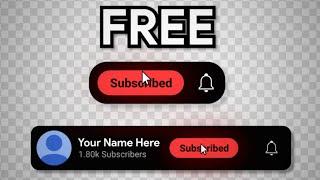 FREE YouTube Subscribe + Bell Animation | MOGRT Download | No Copyright