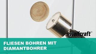 Fliesen bohren mit Diamantbohrer | wolfcraft