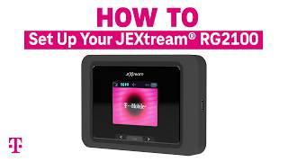 JEXtream® RG2100 5G Mobile Hotspot Unboxing and Setup | T-Mobile