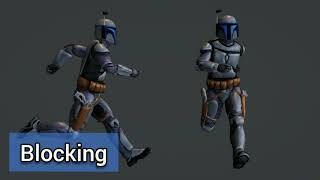 Animation Run Cycle Progression/Breakdown | #Bobafett