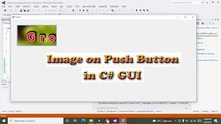 how to insert an image on push button in c# GUI | Put an image on the push button in c# GUI