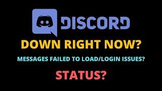 Discord Down - Discord API Issues - Discord Not Working - Discord Status