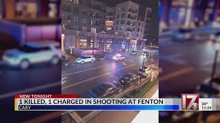 1 dead, 1 charged in shooting at Fenton in Cary: Police