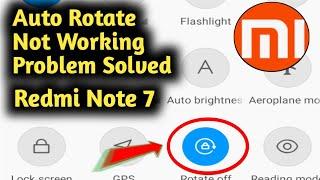 Redmi Note 7, 8 Pro Auto Rotate Not working Problem Solved