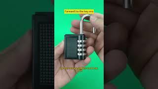 Farewell to the key era: four-digit password padlock, safe and convenient #lifetips #diy