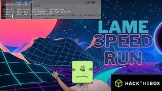 HackTheBox Lame speedrun walkthrough without Metasploit