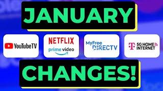 Big Streaming TV Changes for January 2025!