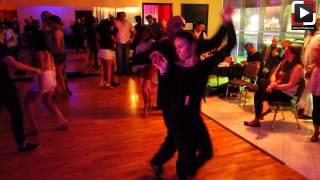 Jessica Szota y Salsa Eddy social - Salrica Dance Houston