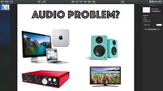 How to fix sound issues on a mac when using external speakers, audio devices, and TVs.