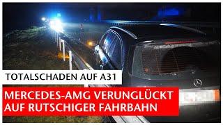 Totalschaden: Mercedes AMG verunglückt auf A31 bei Wietmarschen | GN-Online