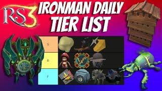 Ironman Daily Tier List (Runescape 3)