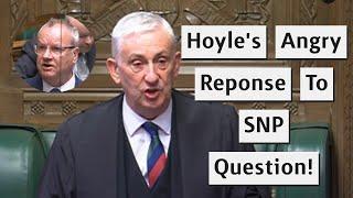 Speaker Of The House's Angry Response To SNP MP's Question!