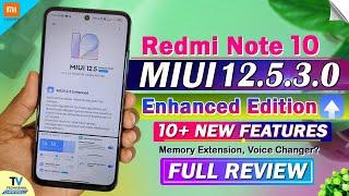 Redmi Note 10 MIUI 12.5.3.0 New Update Enhanced Edition | 10+New Features | Redmi Note 10 New Update