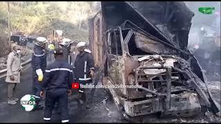 Grave accident de la circulation à la falaise de Dschang (Jt, 27/01/2021)