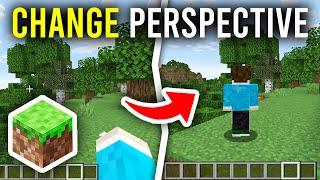 How To Change Camera View In Minecraft (1st & 3rd Person) - Java & Bedrock