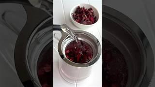 DRINK IT DAILY BUT ONLY THIS MUCH! @cookingforpeanuts Amazing health benefits of hibiscus tea!