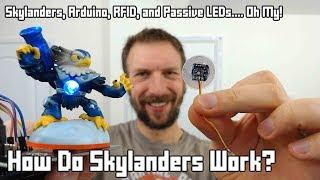How do Skylanders work? RFID tags, passive LEDs, and Arduino