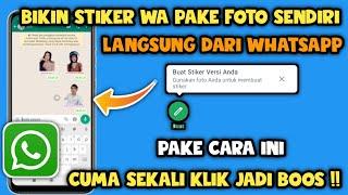 Cara membuat Stiker whatsapp Foto sendiri tanpa aplikasi | Terbaru 2024