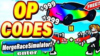 ALL NEW *SECRET CODES* IN ROBLOX MERGE RACE SIMULATOR (new codes in roblox Merge Race Simulator )