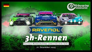  LIVE: Digitale Nürburgring Langstrecken-Serie, Ravenol 3h-Rennen!