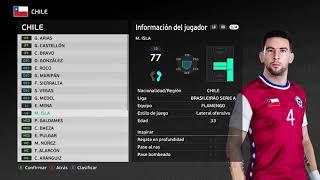 Selección de Chile (COPA AMERICA) - PES 2021 | PES Dream Patch