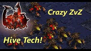 EPIC HIVE TECH ZVZ OMG! Action  (Z)! vs Woossak  (Z)! on DOMINATOR! - StarCraft - Brood War 2025