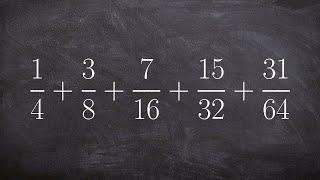 How to write the rule of a sum in sigma notation