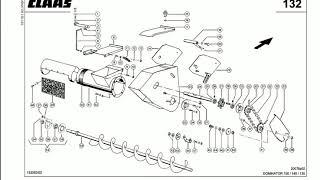 Claas Dominator 150 130 parts catalog