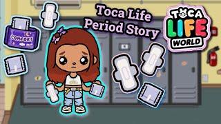 Toca Life First Period Story! New Toca Secret! She goes to the nurse!