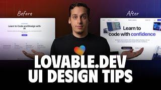 Enhancing UI Design in Lovable.dev Projects: Full Tutorial