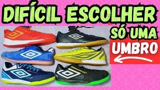 10 CHUTEIRAS FUTSAL UMBRO 2024. QUAL COMPRAR BÁSICA SALA V OU PROFISSIONAL PRO 5 BUMP...VC DECIDE‼