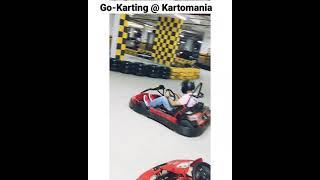 First Go-Karting experience at Kartomania, Gurgaon! #weekend #gokarting #kartomania #funrides